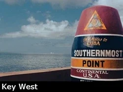 Landmark of the southernmost point in the continental United States