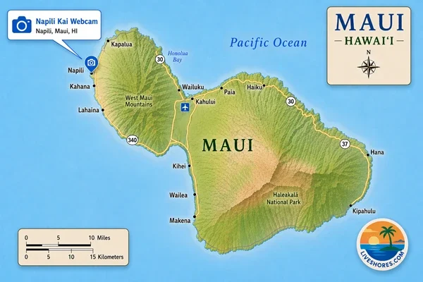 Napili Kai Webcam Map