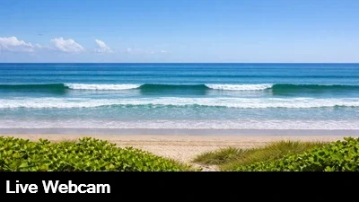 Watch live as the perfect wave rolls into the beach in Nosara, Costa Rica.
