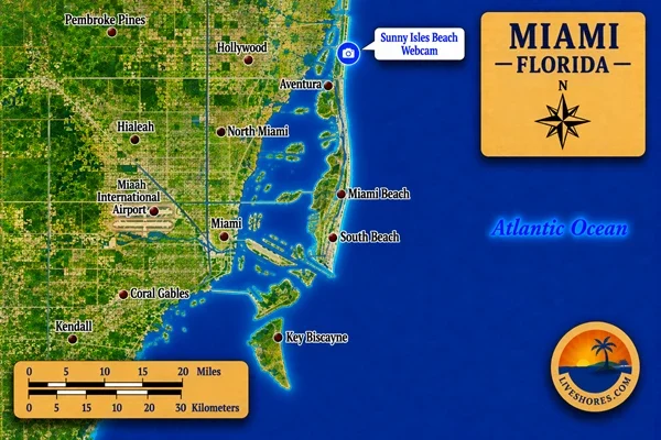 Sunny Isles Webcam Map