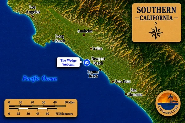 The Wedge Webcam Map