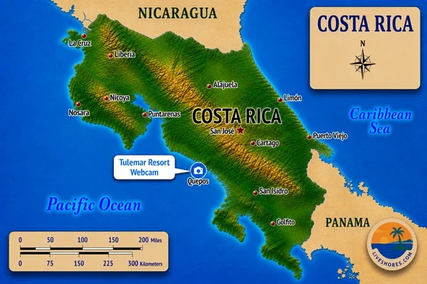 Tulemar Resort Webcam Map