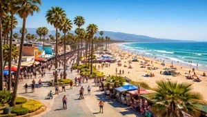 Live, close up view of all of the beach activity from the Venice Beach webcam in Southern California.
