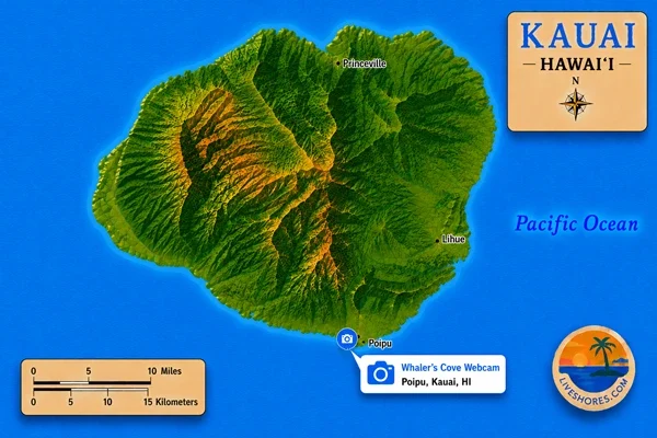 Whalers Cove Webcam Map